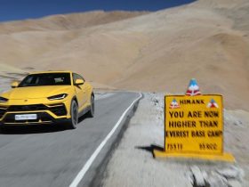 Lamborghini Urus Indija vrh cesta