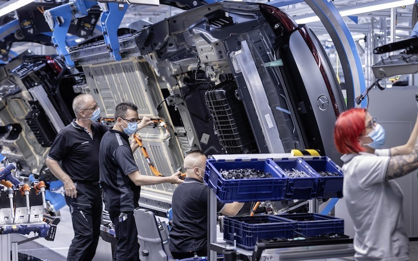 Mercedes EQS proizvodnja tvornica