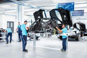 Rimac C Two Prototype Assembly Line